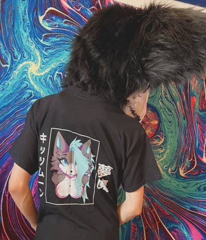 SUCCUBUS KITZMOON T-SHIRT BLACK